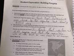 Gizmo student exploration building pangaea answer key. Shobica Wadhwa On Twitter It Was A Fun Challenge For Students To Build The Super Continent Pangaea On Explorelearning Today Platetectonics Continents As Puzzles Https T Co 1pvw6vgvzk