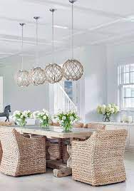 Outdoor lighting ideas will spotlight your home with these outdoor lighting fixtures and landscape lighting tips from house plans and more. Coastal Lamps Inspired By Fishing Glass Floats Beach House Interior Design Beach House Interior House Interior