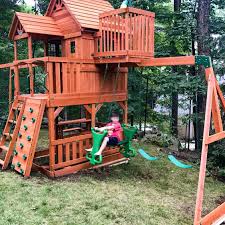 Impressive Backyard Jungle Gym Ideas Jungle Gyms Permit Children To Interact And Communicate Wi Wooden Playground Equipment Wooden Playground Backyard Playset