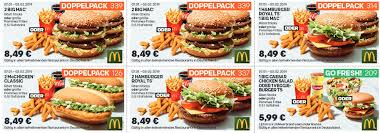 Wichtig! ein anderer wählt drastischere worte: Mcdonalds Gutscheinheft Ab 07 01 Bis Zu 50 Sparen