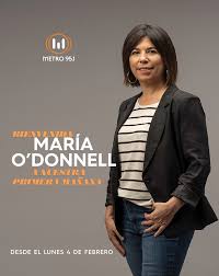 Últimas noticias de maría o´donnell: Metro 95 1 Bienvenida Maria O Donnell Facebook