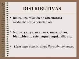 Coordinadas y subordinadas las preposiciones y las conjunciones funcionan como nexos gramaticales en estas dos clasificaciones de oraciones: Que Son Los Nexos Distributivos Resumen Ejemplos Nexos Resumen Ejemplo Lenguaje Oral