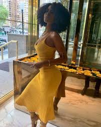 We Black Woman Are The Queens Of Rocking Yellow Fashion Stylish Outfits Black Women Fashion