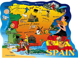 Time difference between portugal and spain including per hour local time conversion table. Spain Portugal Map The Cat S Meow Village