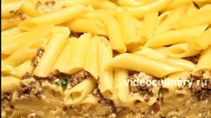 запеканка из макарон с колбасой и сыром в духовке Makaronnaya Zapekanka S Myasom Ot Http Www Videoculinary Ru Zapekanki 286601 Makaronik Html Vse Novye Recepty Nashego Sajta V Vash Po Pasta Dishes Recipes Food