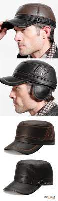 Us 17 78 71 Unisex Pu Leather Earflap Ear Muffs Baseball Cap Polar Fleece Linen Adjustable Golf Hat Men S Accessories From Clothing And Apparel On Banggood Co Golf Fashion Hats Matching Couple Shirts