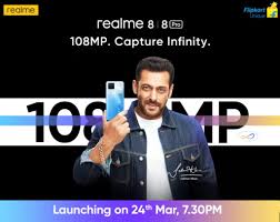 Realme 8 pro is an upcoming smartphone by realme with an expected price of inr inr26,600 in india, all specs, features and price on this page are unofficial, official price, and specs will be update on official announcement. Realme 8 With 64mp And Realme 8 Pro With 108mp Quad Rear Cameras Launching In India On March 24