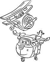 Le nighthawk en action ! Free Super Wings Coloring Pages For Children Topcoloringpages Net
