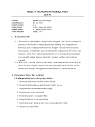 Soal ekonomi indeks harga dan inflasi. Rpp Eko Kls X 2 Indeks Harga Dan Inflasi Pdf