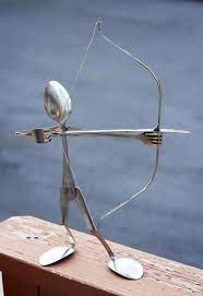 Simple Welding Art Projects Weldingart Cutlery Art Welding Art Scrap Metal Art