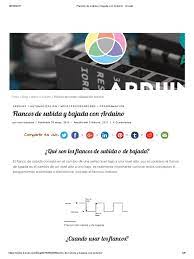 La función detecta flanco solo funciona con un pulsador, pero cuando se intenta usar con dos pulsadores ya no funciona. Flancos De Subida Y Bajada Con Arduino Drouiz Arduino Php