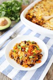 Black Bean And Quinoa Enchilada Bake Quinoa Enchilada Bake Recipes Dinner Recipes