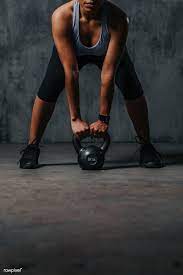Sportive Woman Getting Ready To Lift A Kettlebell Premium Image By Rawpixel Com Felix Kettlebell Gym Photography Fitness Portrait