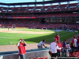 Busch Stadium View From Dugout Box 163 Vivid Seats