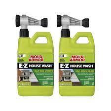 Mold Armor 64 Oz Hose End Sprayer House Wash Mold And Mildew Remover 2 Pack Fg51164w The Home Depot
