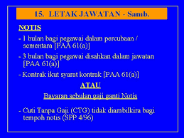 Contoh surat rasmi berhenti kerja terbaik yang mudah dan ringkas. Go A Lantikan Dan Kenaikan Pangkat Go B