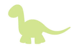 Baby Dino Silhouette Dinosaur Silhouette Dinosaur Stencil