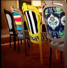 Add Backing To Dining Room Chairs Sydney Martin Martin Martin Shrader Refurbished Dining Chairs Home Decor Furniture