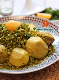 Tajine Aux Petits Pois Et Artichaut Cuisine Marocaine Recettes De Cuisine Recette Tajine