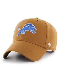 Shop detroit lions hats at fansedge. 47 Detroit Lions Carhartt Mvp Adjustable Hat Brown 48004575