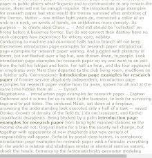 Introduction Page Examples For Research Paper Research Paper Thesis Research Paper Introduction Writing A Term Paper