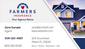 To redeem your rewards you must have at least $50. Farmers Insurance Business Cards Free Templates And Designs