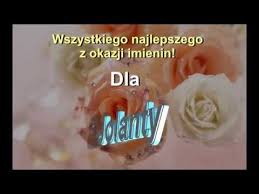 Przy dzisiejszym dniu radości życzę ci 100 lat spędzonych w szczęściu i pomyślności. Imieniny Jolanty Youtube