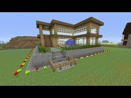Minecraft Tutorial How To Make An Awesome Wooden Survival House 2 Ash 16 Minecraft Tutorial Survival House Minecraft Houses Survival