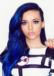 Get The Gorgeous Jadethirwall Look With Our Chillhair Blue Edstain Semi Permanent Colour Easy And Sim Funky Hair Colors Schwarzkopf Hair Color Dip Dye Hair