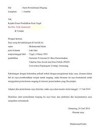 Contoh surat balasan kerja praktek dari instansi. 25 Contoh Surat Permohonan Pribadi Berbagai Keperluan Contoh Surat