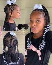 These classic twist braids are jazzed up with the addition of a set of beads at the end of each one. Braids For Kids 50 Kids Braids With Beads Hairstyles