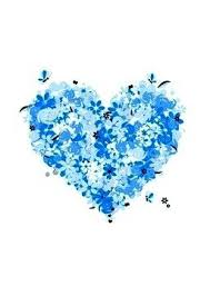 Blaues Herz Unsere Treue Daizo Und Janna Kanazawa Felt Hearts Blue Heart Love Heart