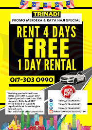 Jim kem | june 20, 2015. Promo National Day Raya Haji Car Rental Malaysia Luxury Car Rental Kereta Sewa Airport Transfer Chauffeur Service Self Drive Vellfire Alphard Merc Cla 250 Crv Accord Camry Trinadi Car Rental