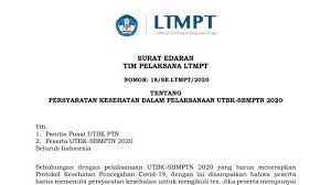 Persyaratan Kesehatan Dalam Pelaksanaan Utbk Sbmptn 2020 Dilengkapi Contoh Soal Tps Tribunnews Com Mobile