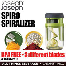 Free standard delivery over £50. Joseph Joseph Hand Held Spiro Spiralizer With 3 Blades Bpa Free Lazada Singapore
