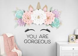 Download Make Your Very Own Paper Flower Unicorn Wall Decor Make It From Your Heart