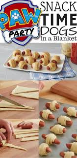 Cheap Birthday Food Ideas For Adults Mini Crescent Dogs Recipe Birthday Snacks Party Food On A Budget Paw Patrol Party