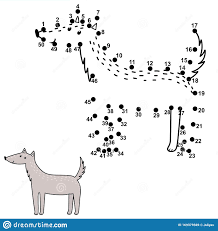 Zieh das bild über die rechte box, um den raum aufzuräumen. Verbinden Sie Die Zahlen Und Ziehen Sie Einen Sussen Wolf Vektor Abbildung Illustration Von Wolf Verbinden 169379569