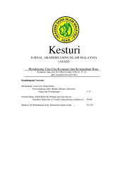 Pusat dokumentasi melayu, aras 6, menara dbp, dewan bahasa dan pustaka, jalan dewan bahasa, 50460 kuala lumpur. Pdf Semantic Function Of Kukuran Composition Zati Hazira Ismail Academia Edu
