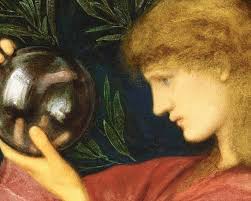 Woman with a crystal ball