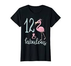 Birthday Outfits For 12 Year Olds 12th Birthday Outfit For Girls 12 Year Old Flamingo Gift T Shirt Awesome 12th Birthday In 2020 Birthday Party Outfits 19th Birthday Outfit Birthday Outfit For Women