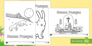 La pasqua e la principale festivita del cristianesimo. Buona Pasqua Fogli Da Colorare Attivita Teacher Made