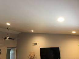 Led recessed lighting costs $10 more per pot light to install. Vaulted Ceiling 4 6 Inch Led S Spliced To An Existing Switch In Attic Led Recessed Lighting Led Can Lights Recessed Lighting