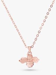 Ted Baker Bumble Bee Pendant Necklace Rose Gold In 2021 Bumble Bee Pendant Bee Pendant Pendant