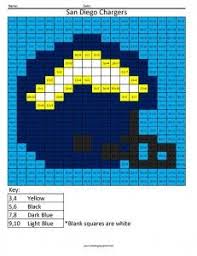 Afc Multiplication And Division Coloring Squared Football Coloring Pages Football Quilt Sports Quilts