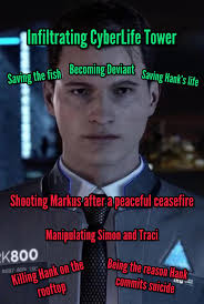Best/Worst Thing Each Character has done (Day Two): Markus :  r/DetroitBecomeHuman