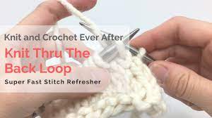 A post shared by вязаниемкyoutube (@knit.blog). Knit Thru The Back Loop Kbl Super Fast Stitch Tutorial Youtube