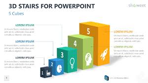 3d Stair Templates For Powerpoint Powerpoint Powerpoint Templates Templates