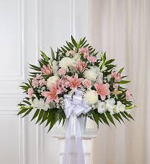 We did not find results for: Pink White Sympathy Basket Deluxe Shown Florals By Steen