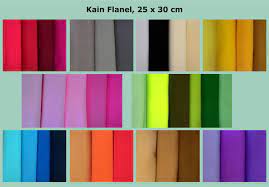 Siapa kain flanel dengan bahan yang sangat friendly? 3 Bahan Kerajinan Untuk Membuat Buket Bunga